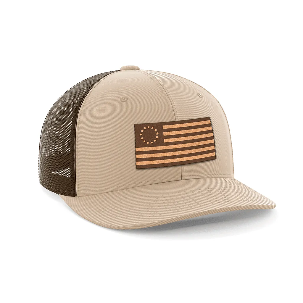 13 Colonies Leather Patch Hat