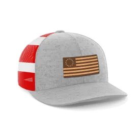 13 Colonies Leather Patch Hat