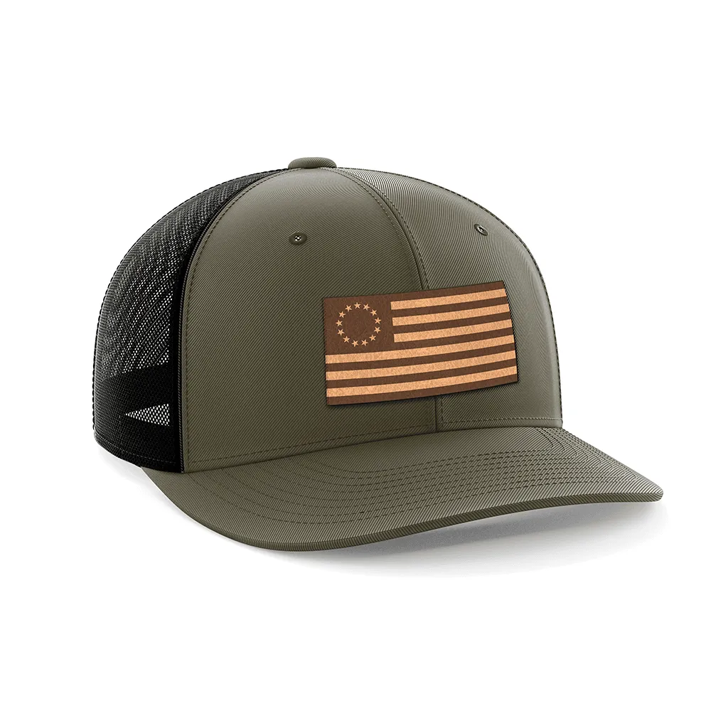 13 Colonies Leather Patch Hat