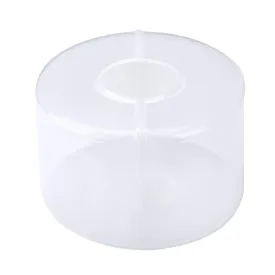 15 Pieces Pipe Protective Cover Transparent Plastic Packaging Cover Flange Protective Cover