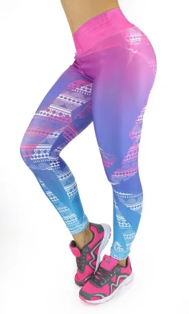 3042 Maripily Women Activewear Print Legging