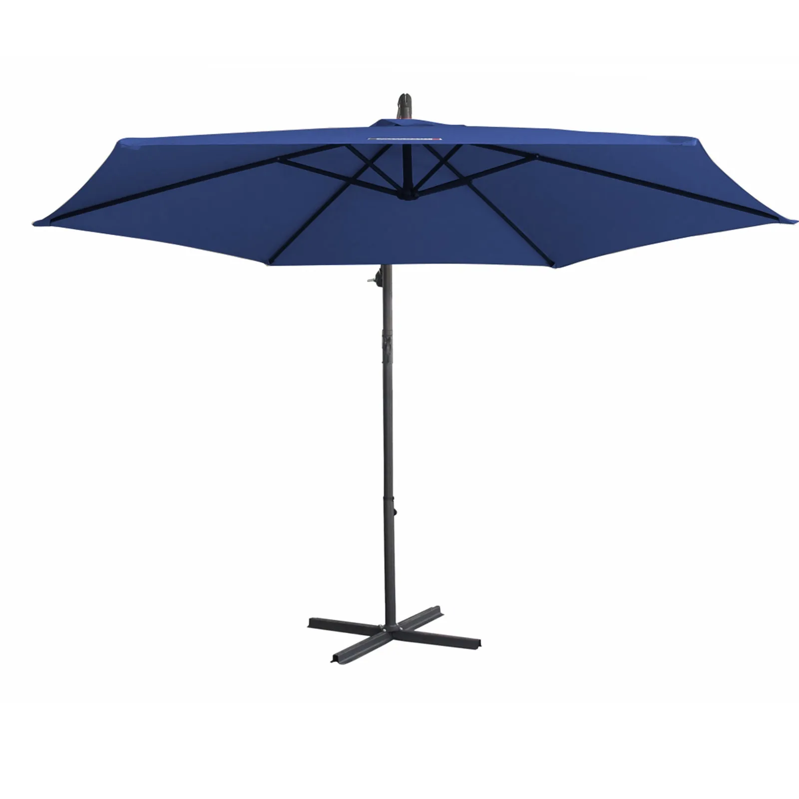 3M Outdoor Umbrella Cantilever | With Protective Cover | Patio Garden Shade | Navy