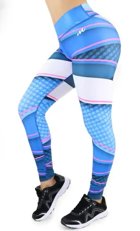 9051 Maripily Women Activewear Print Legging