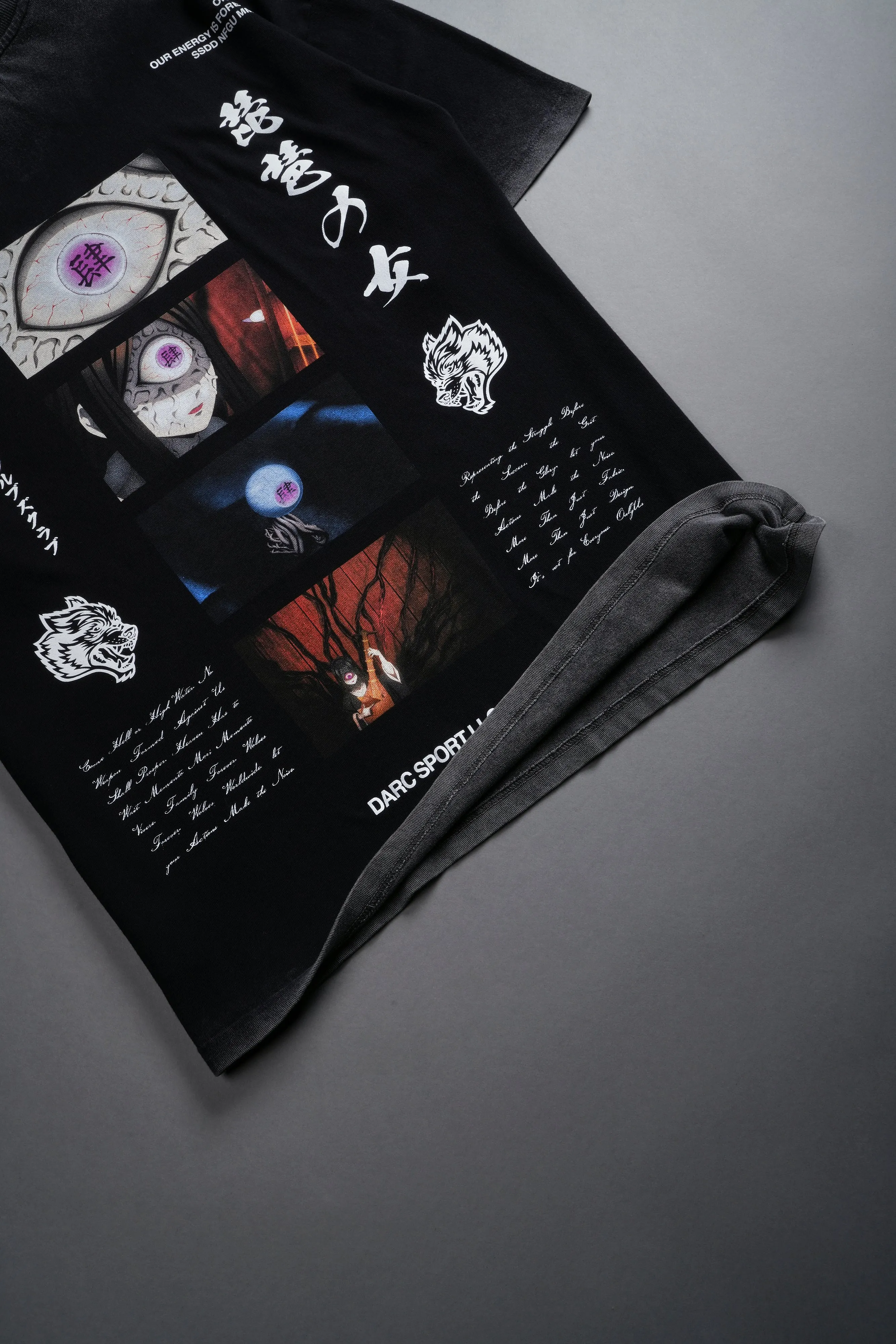 Always Watching "Premium" Oversized Tee in Black