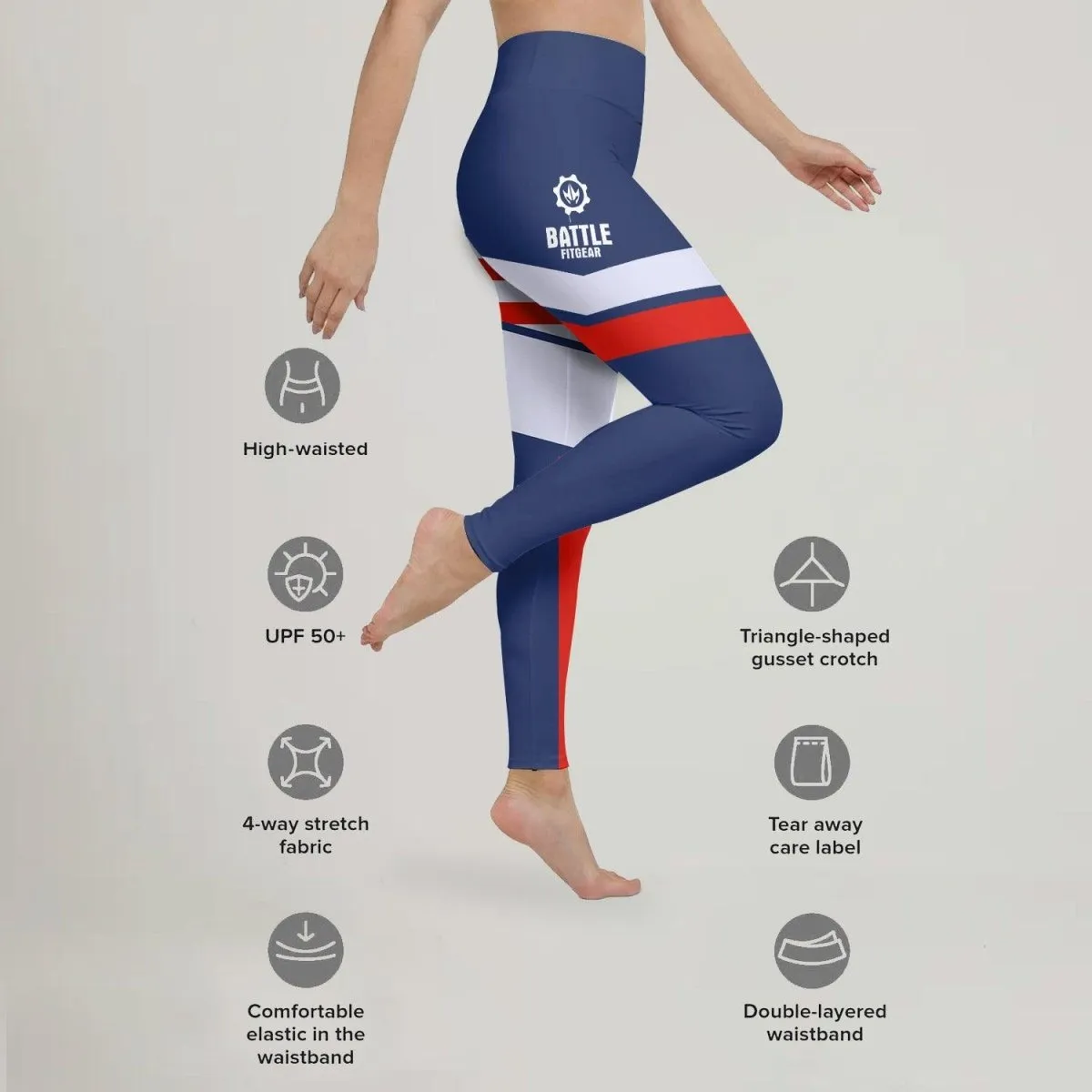 American Flag Leggings