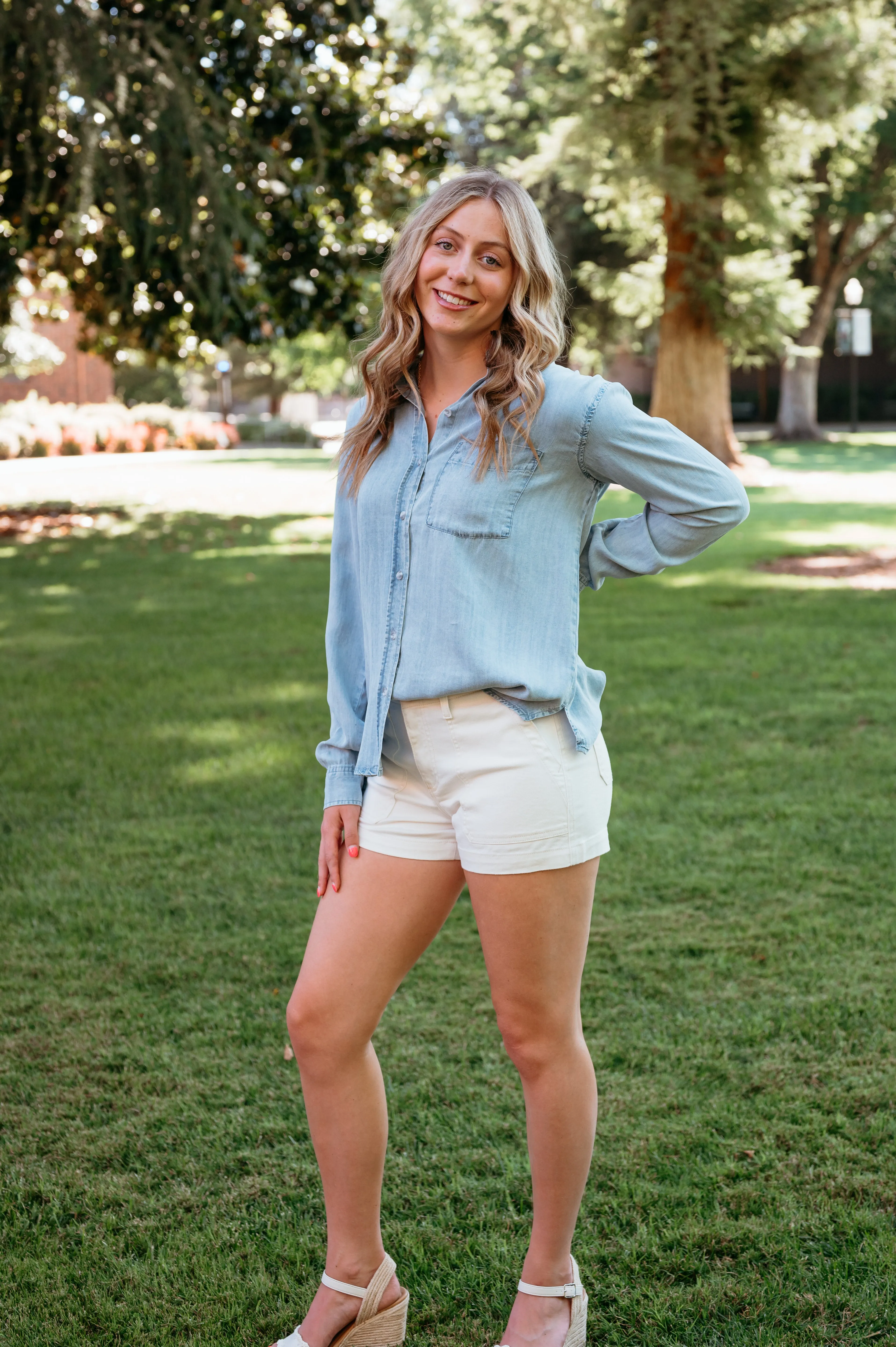Analeigh Cloud Cargo Pocket Short