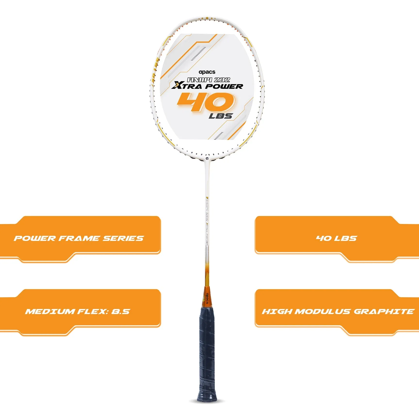 APACS Finapi 232 Xtra Power Badminton Racket