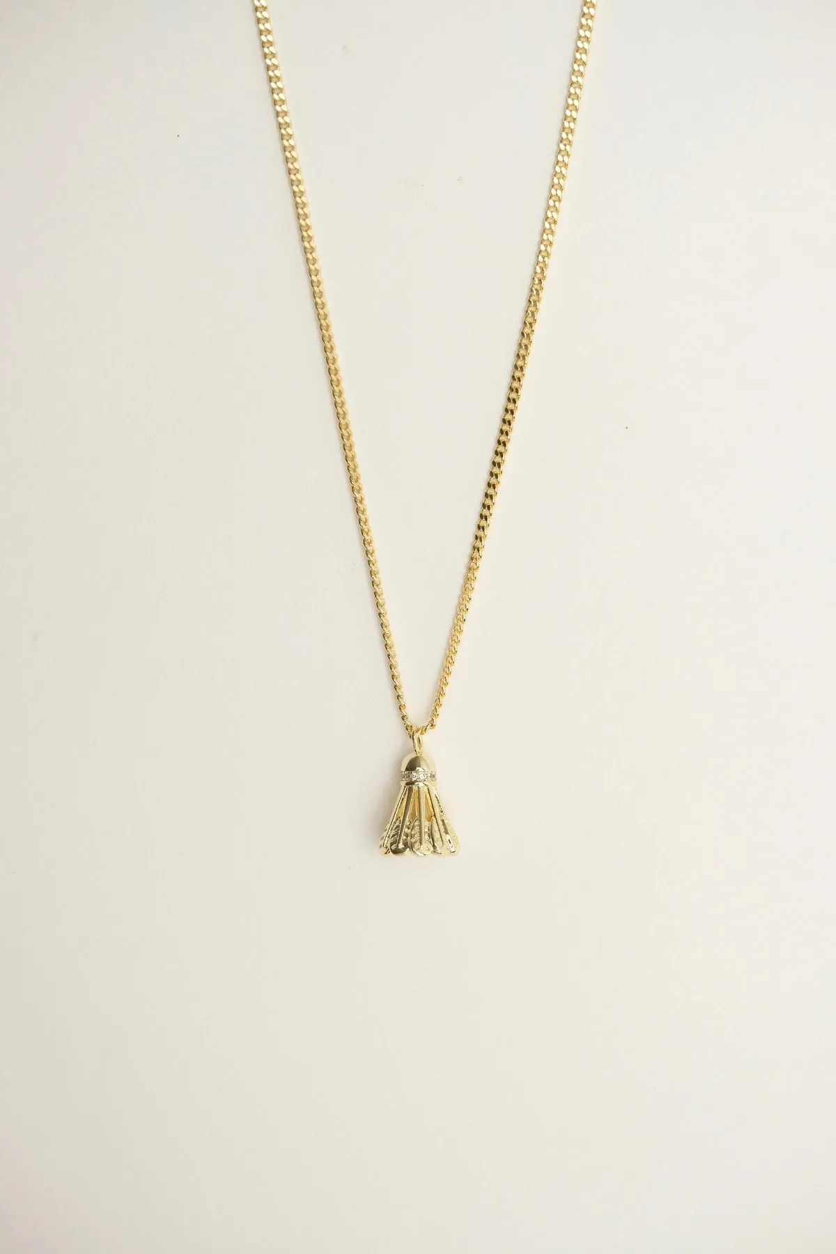 Badminton Necklace in Gold