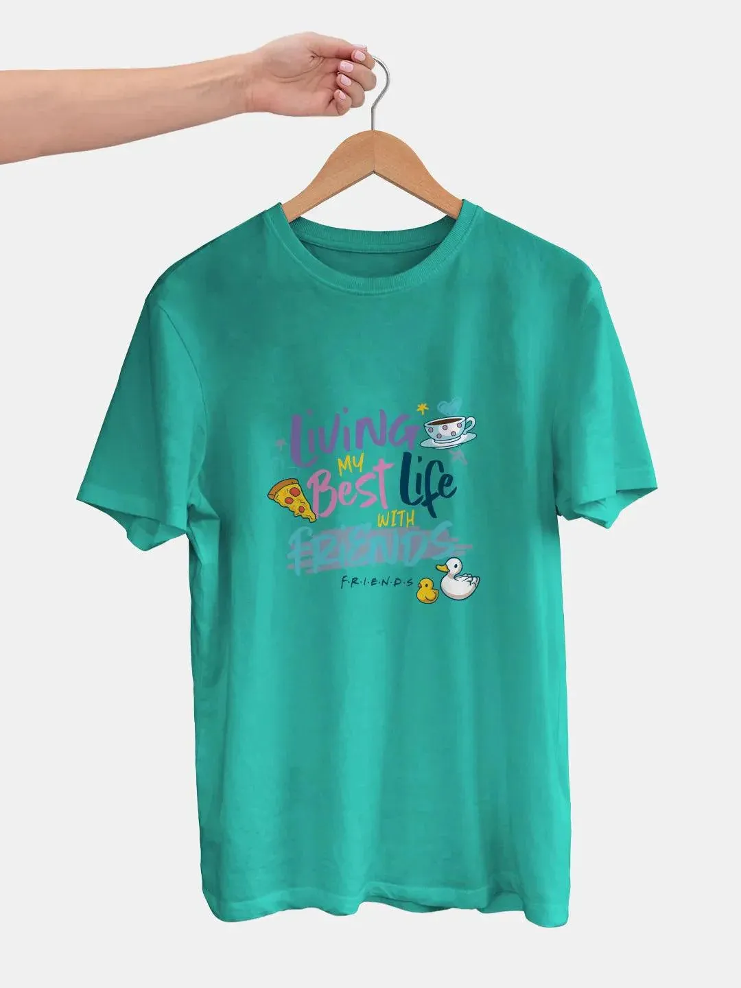 Best Life With Friends Mens Tshirt (Select From Drop Down Menu) (No Cod Allowed On This Product)- Prepaid Orders Only