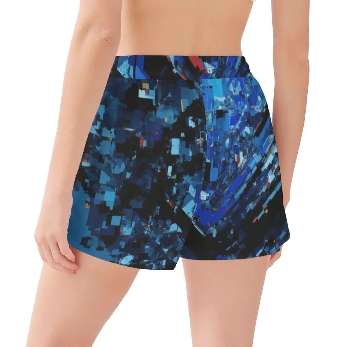 Blue Crystal Women's Beach Shorts