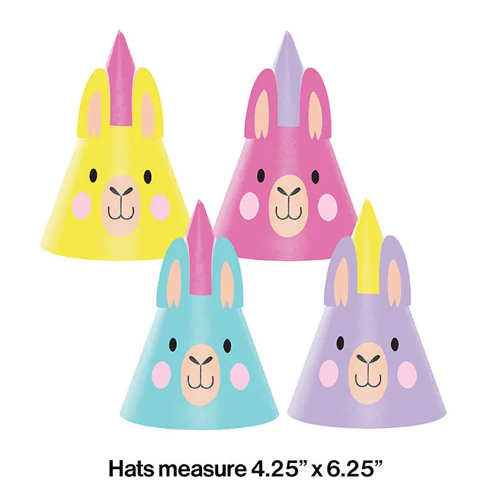 Bulk Llama Party Party Hats (48 per Case)