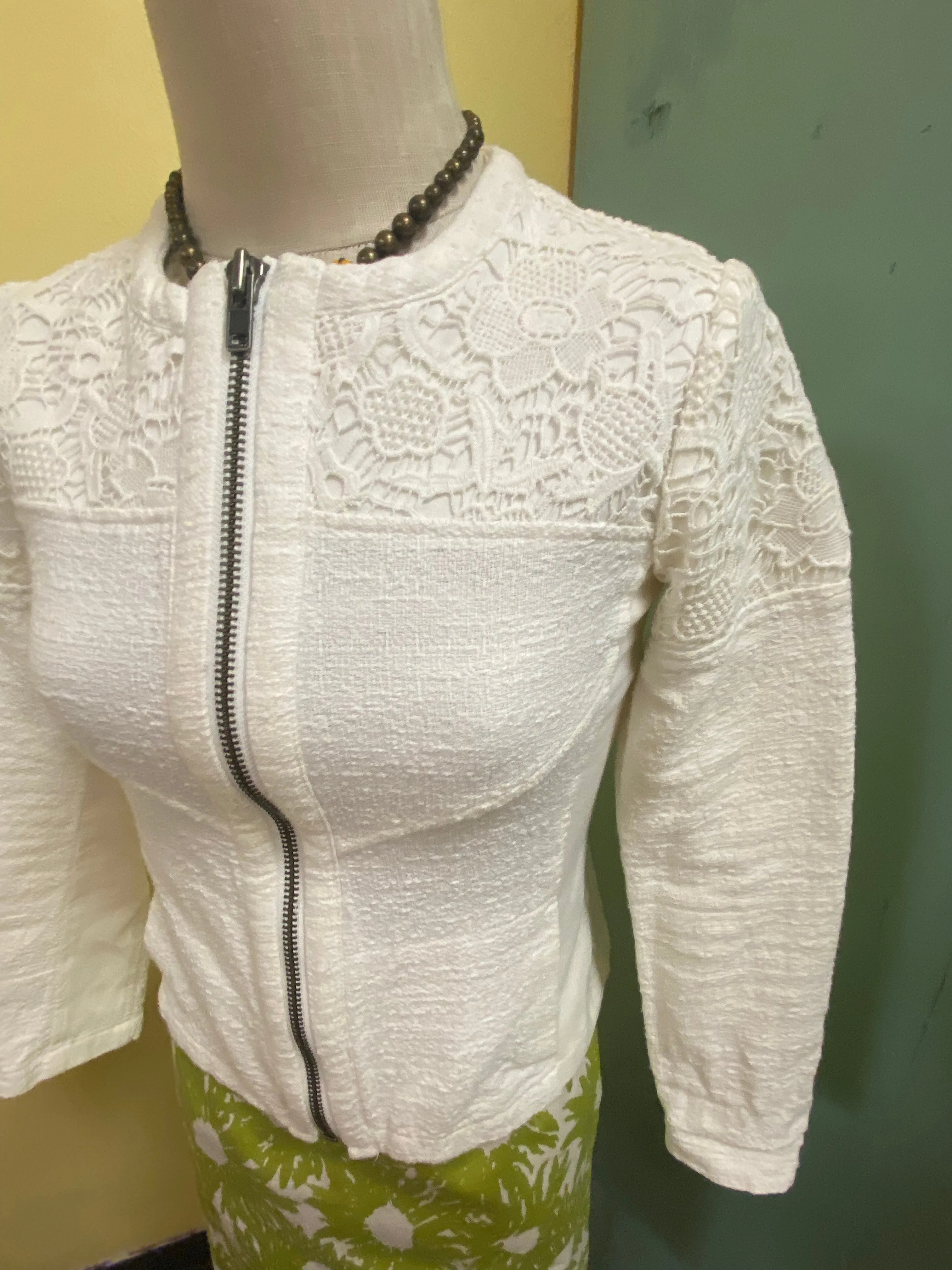 cabi white Jackets/coats, S