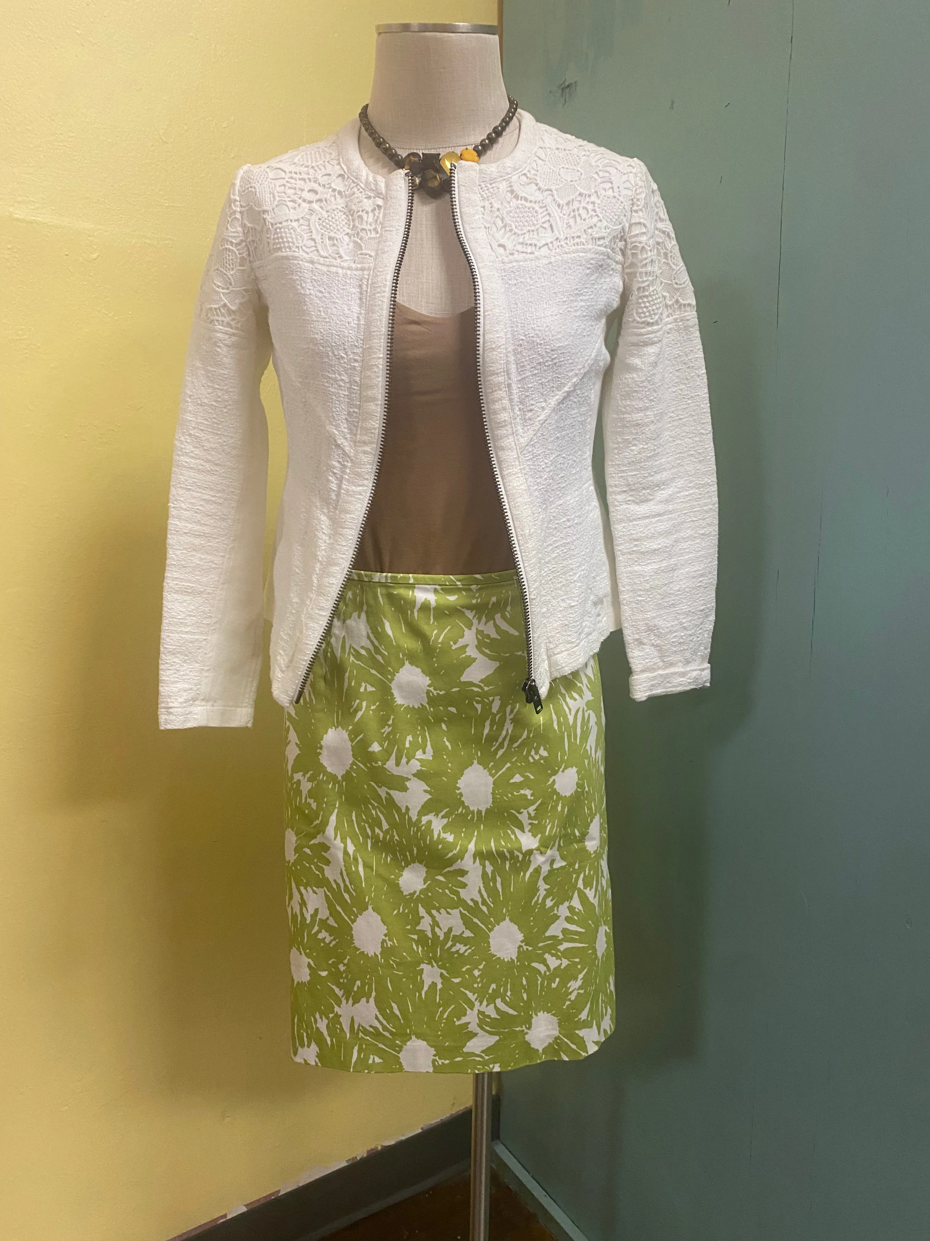 cabi white Jackets/coats, S