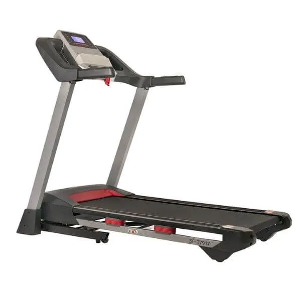 Electric Folding Treadmill With Bluetooth Speakers, Incline & Heart Rate Monitoring