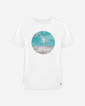 ELSK® STENBJERG BRUSHED MEN'S T-SHIRT - WHITE