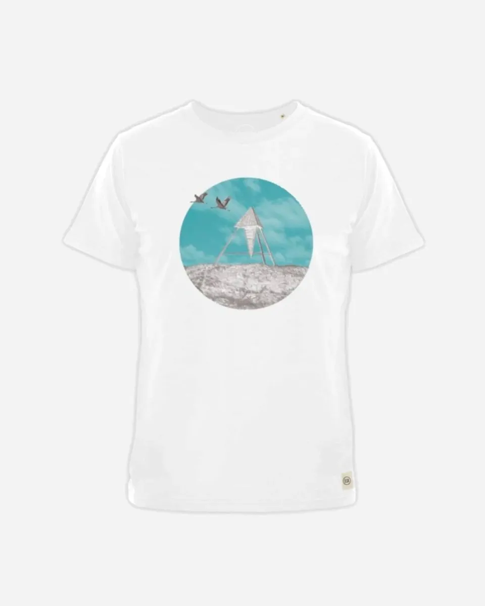 ELSK® STENBJERG BRUSHED MEN'S T-SHIRT - WHITE