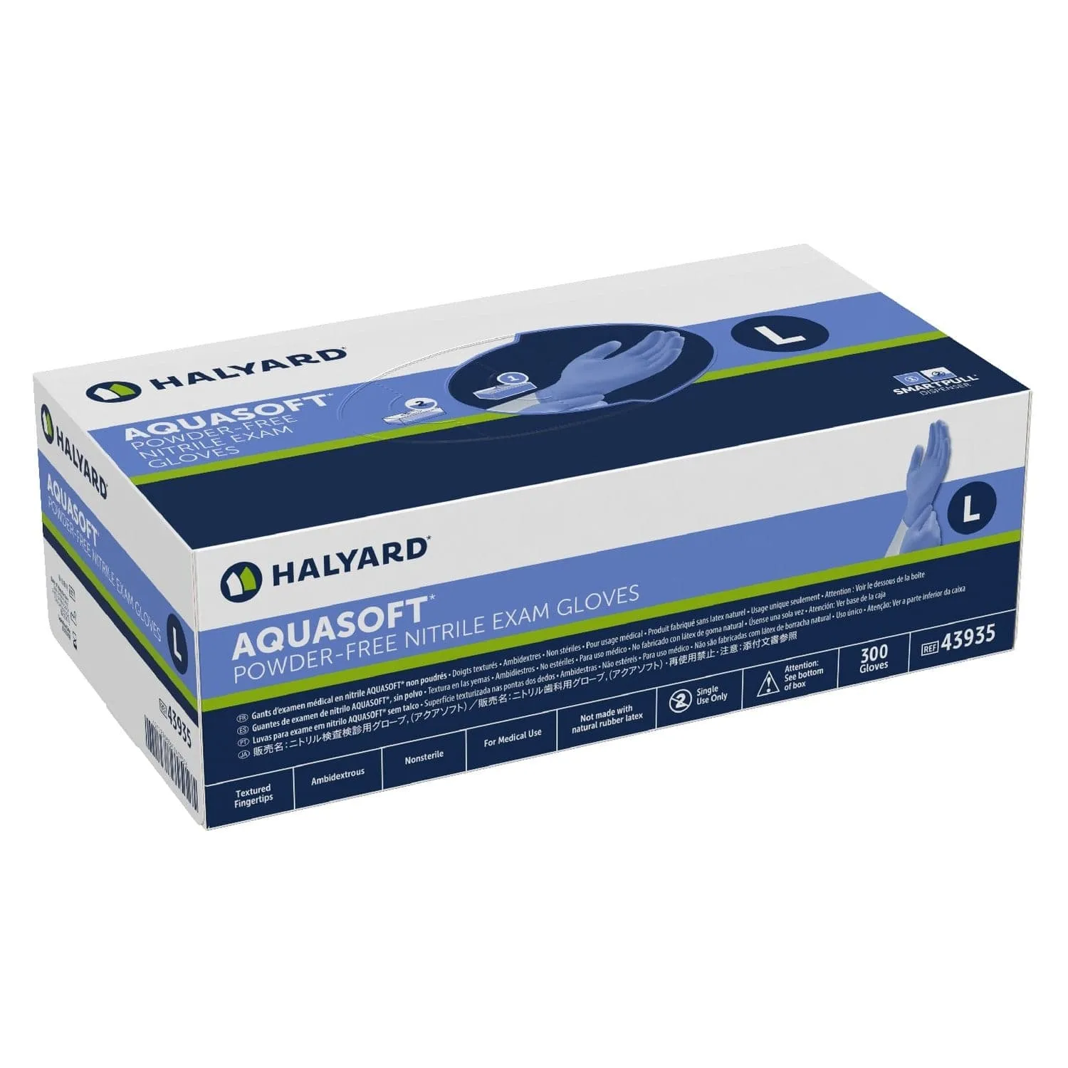 Halyard AquaSoft Nitrile Exam Gloves
