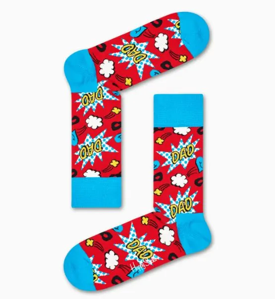 Happy Socks - 3-Pack Super Dad Socks Gift Set