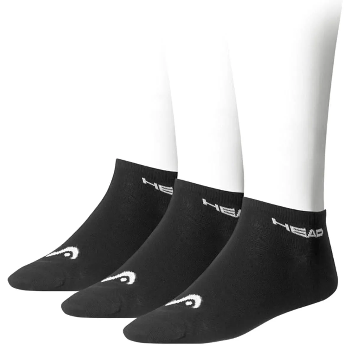 HEAD Sneaker Padel Socks (3 Pack) - Black