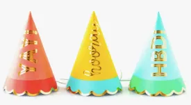 Hip Hip Hooray Party Hats