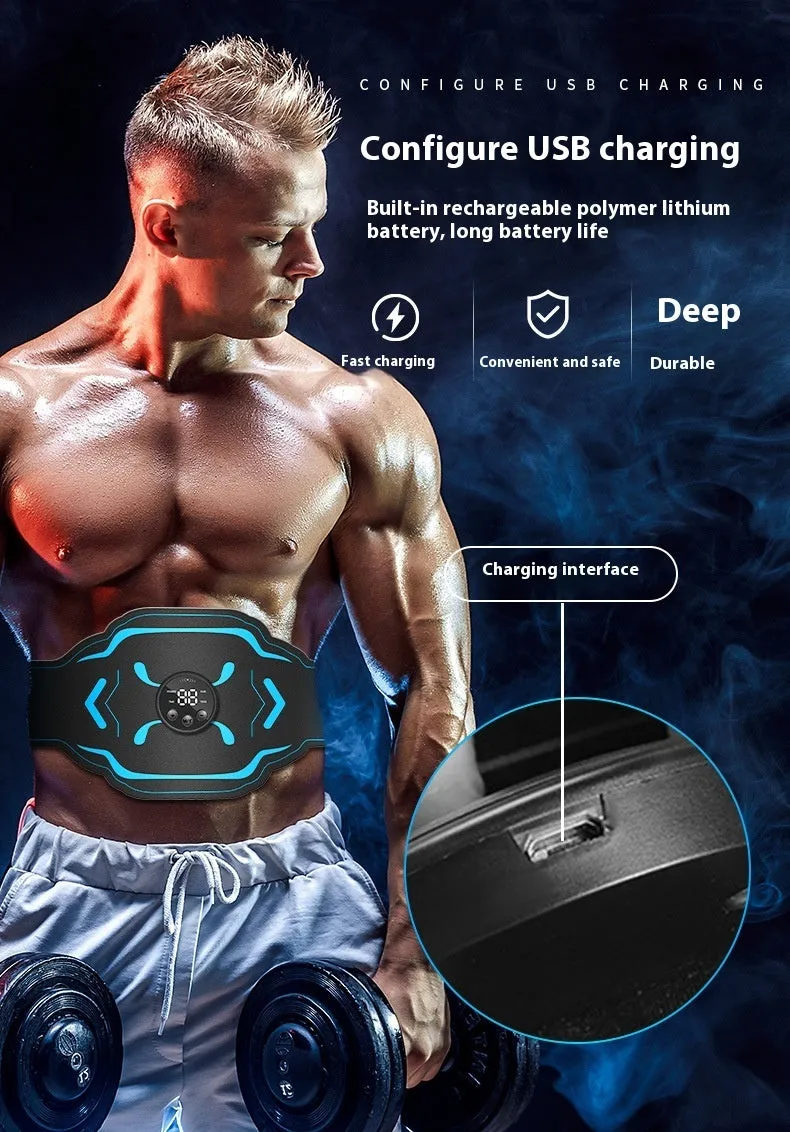 Intelligent Timed EMS Massage Belt For Lazy People To Exercise At Home