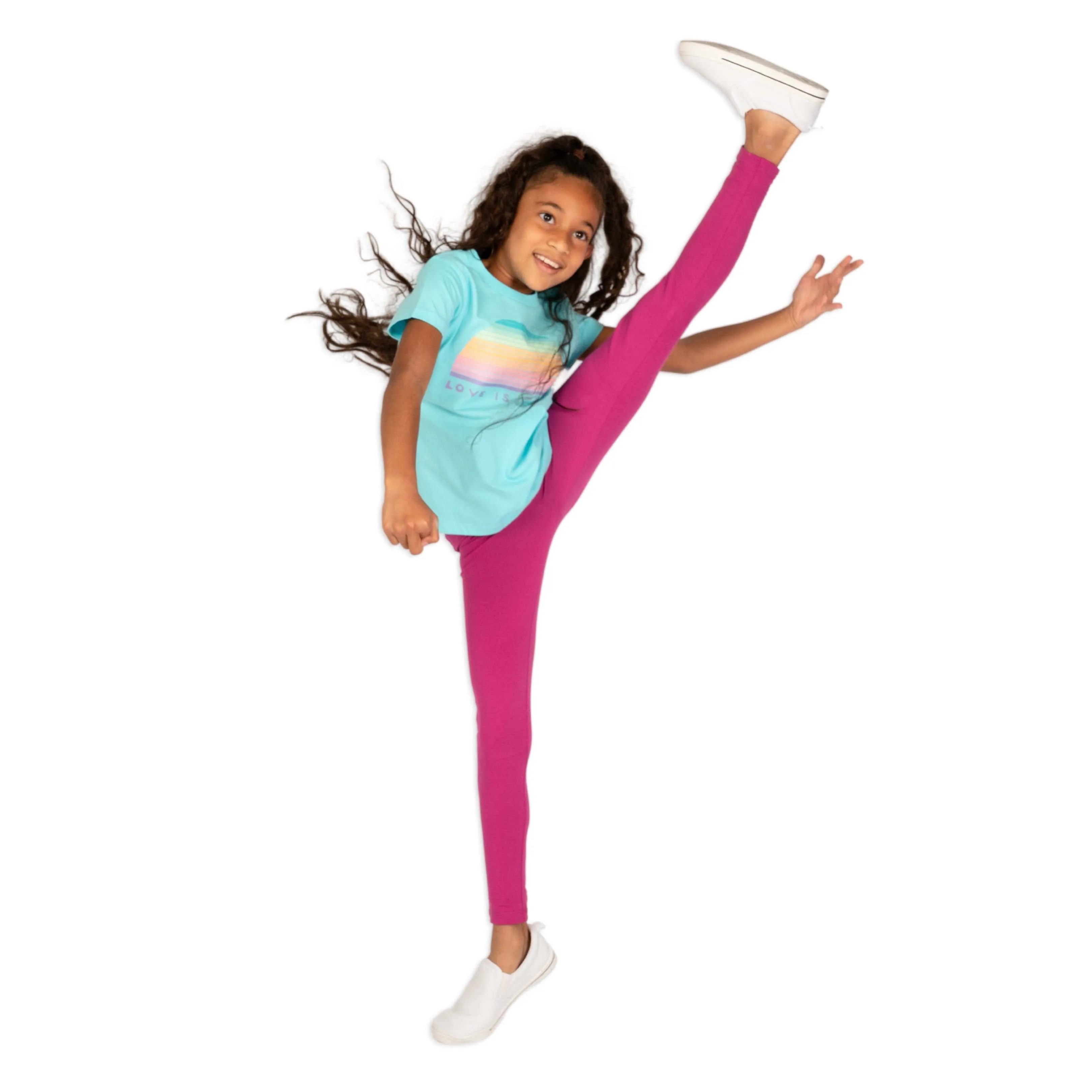 Kids Organic Cotton Leggings 3 Pack. No Reinforced Knee - FINAL SALE