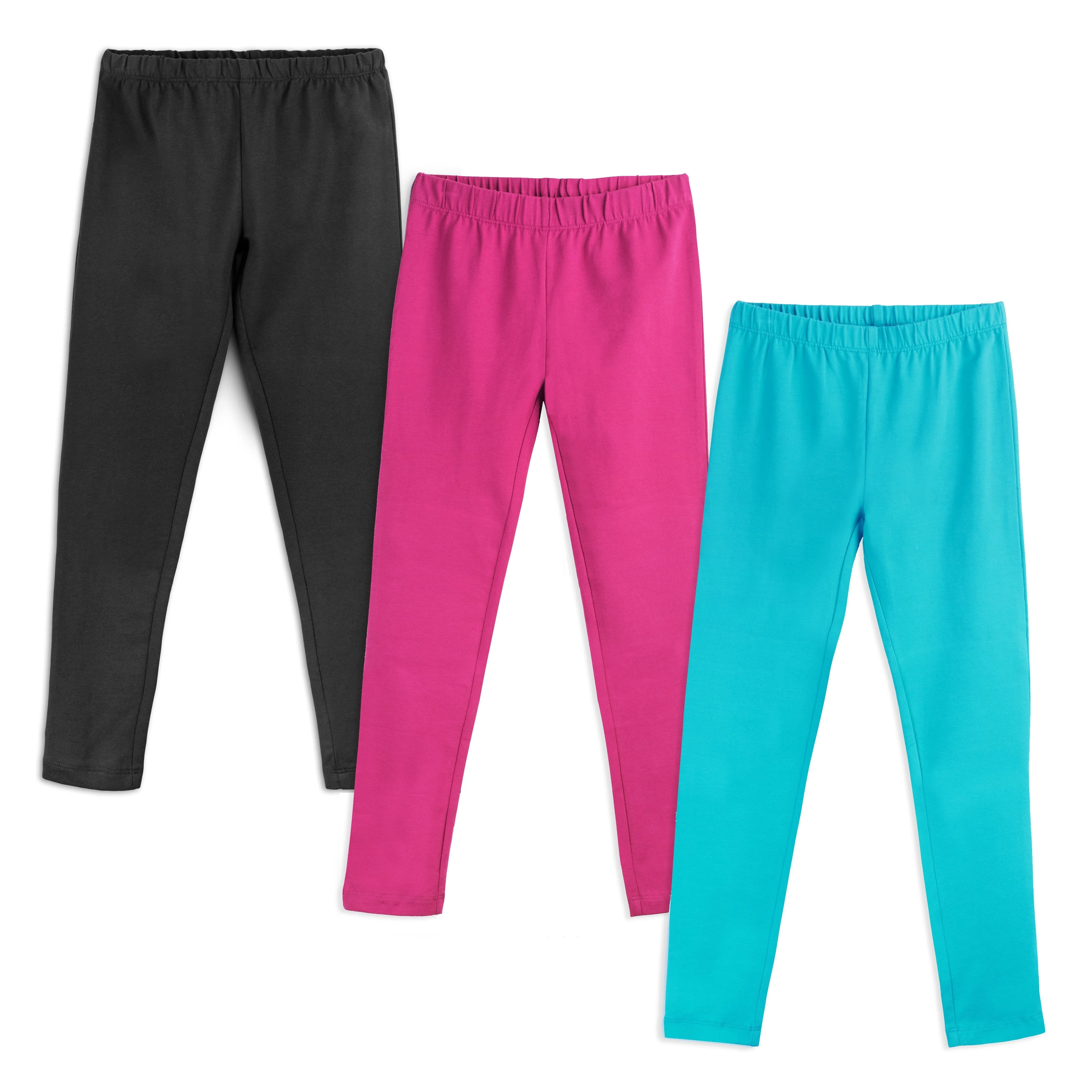 Kids Organic Cotton Leggings 3 Pack. No Reinforced Knee - FINAL SALE