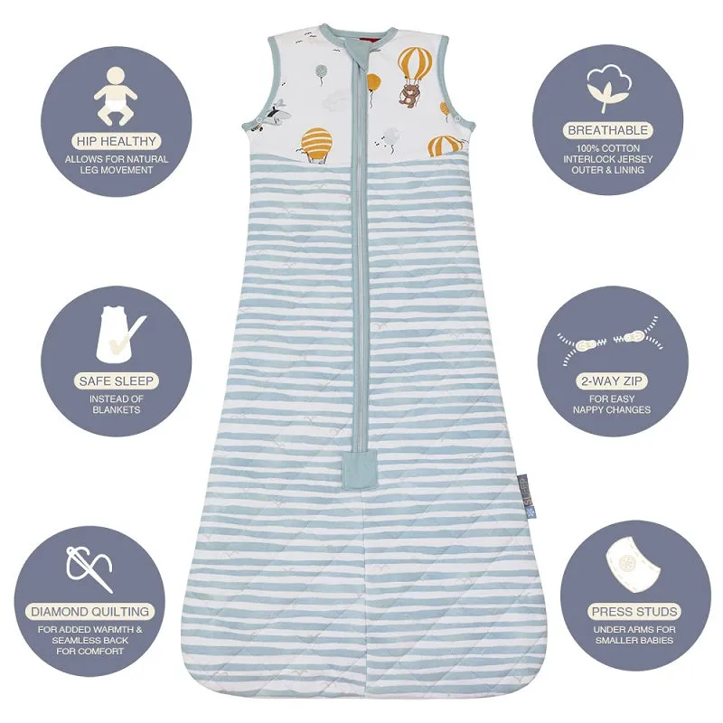 Living Textiles Smart Sleep Sleeping Bag 2.5 TOG - Up Up & Away