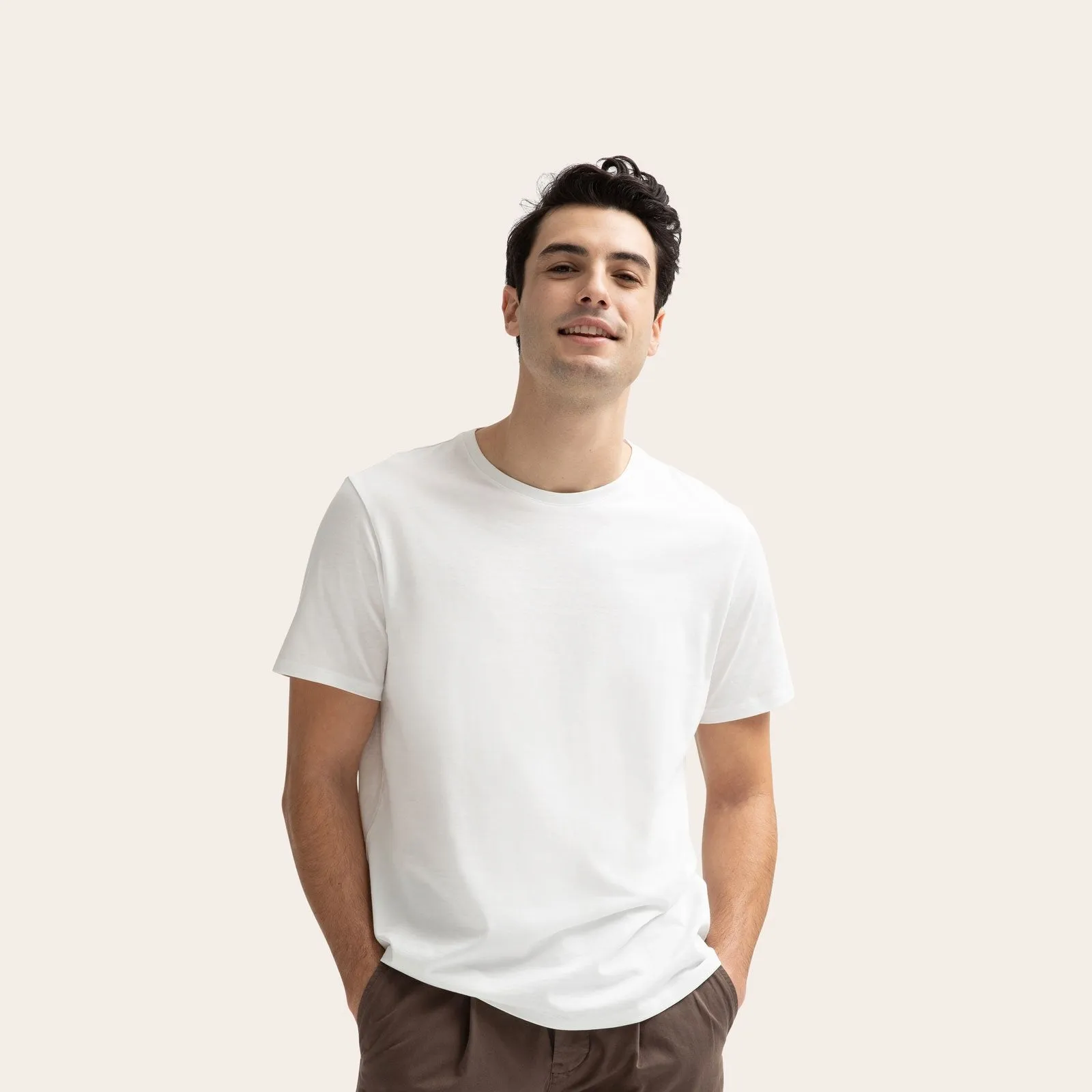 Men's Pima Cotton Crew Neck T-Shirt 6-Pack
