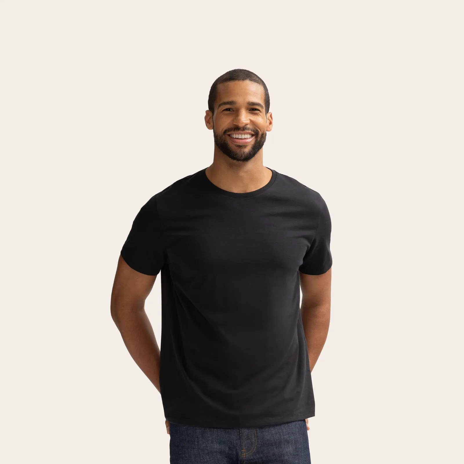 Men's Pima Cotton Crew Neck T-Shirt 6-Pack