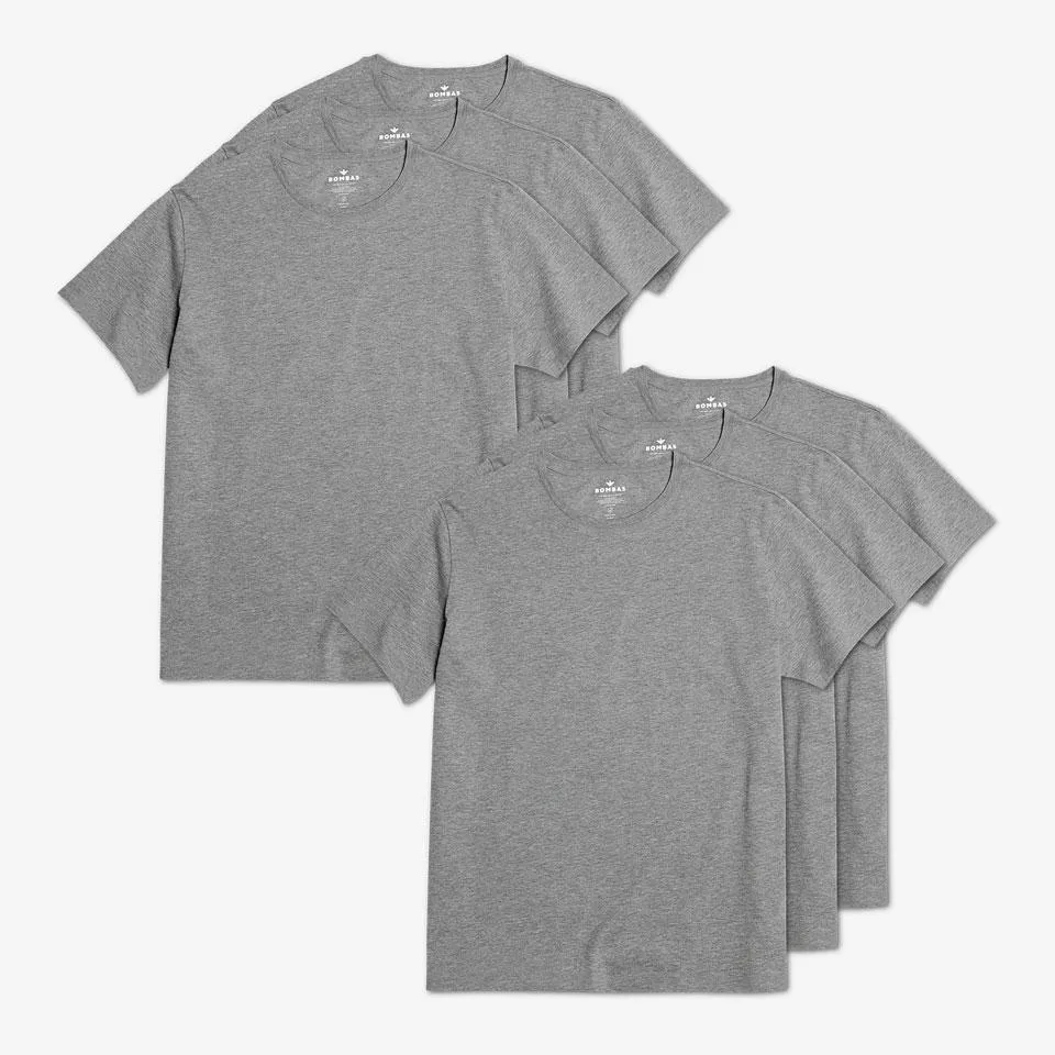 Men's Pima Cotton Crew Neck T-Shirt 6-Pack