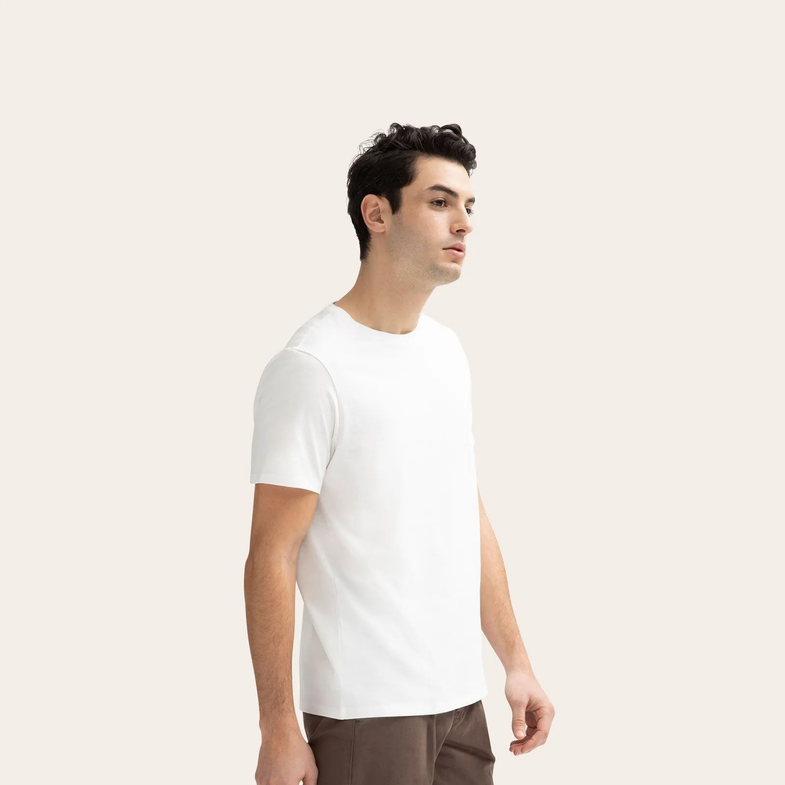 Men's Pima Cotton Crew Neck T-Shirt 6-Pack