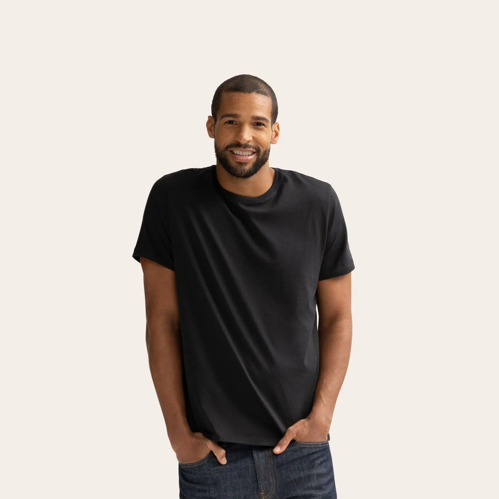 Men's Pima Cotton Crew Neck T-Shirt 6-Pack