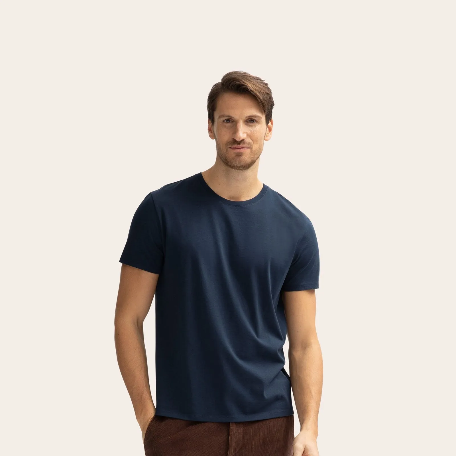 Men's Pima Cotton Crew Neck T-Shirt 6-Pack