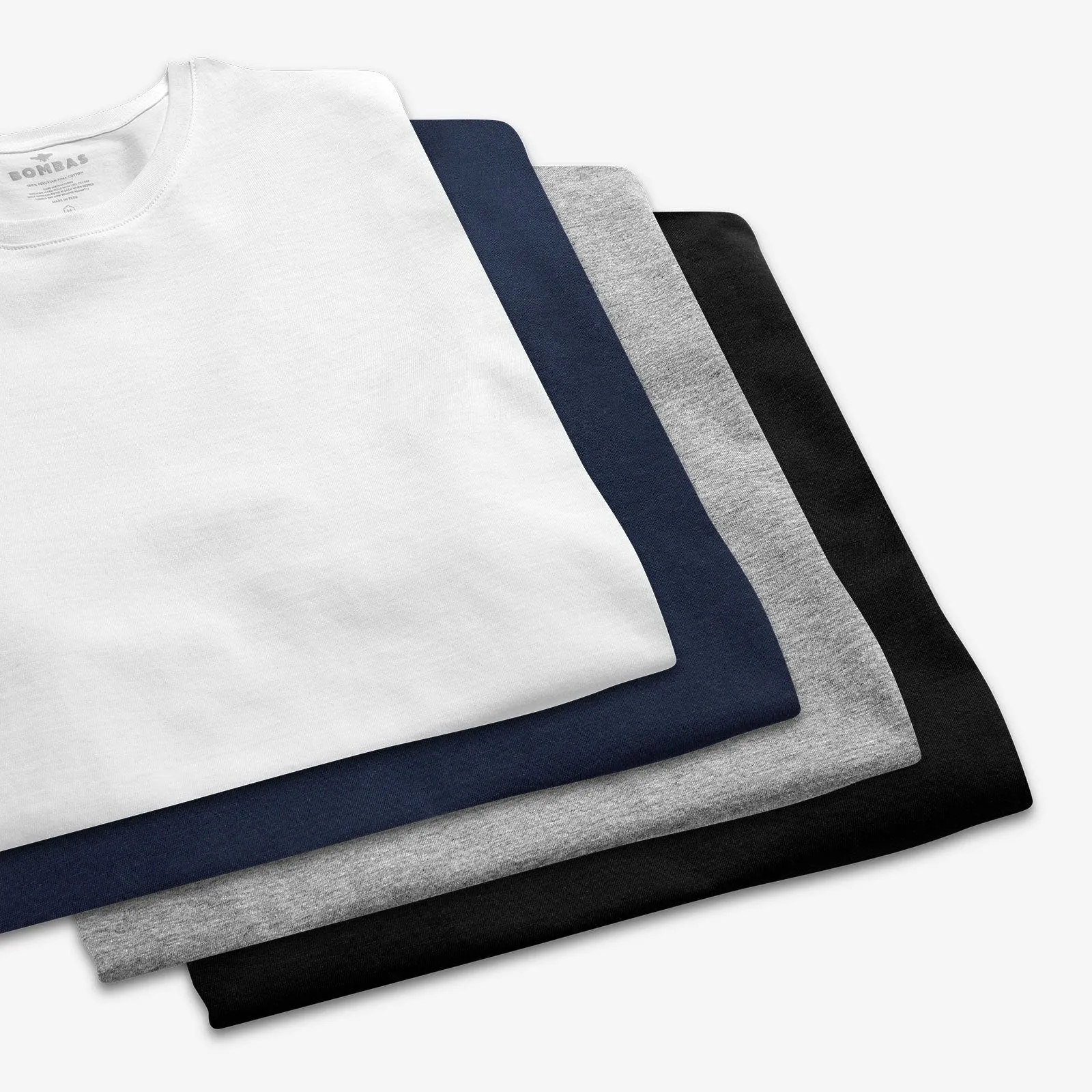 Men's Pima Cotton Crew Neck T-Shirt 6-Pack