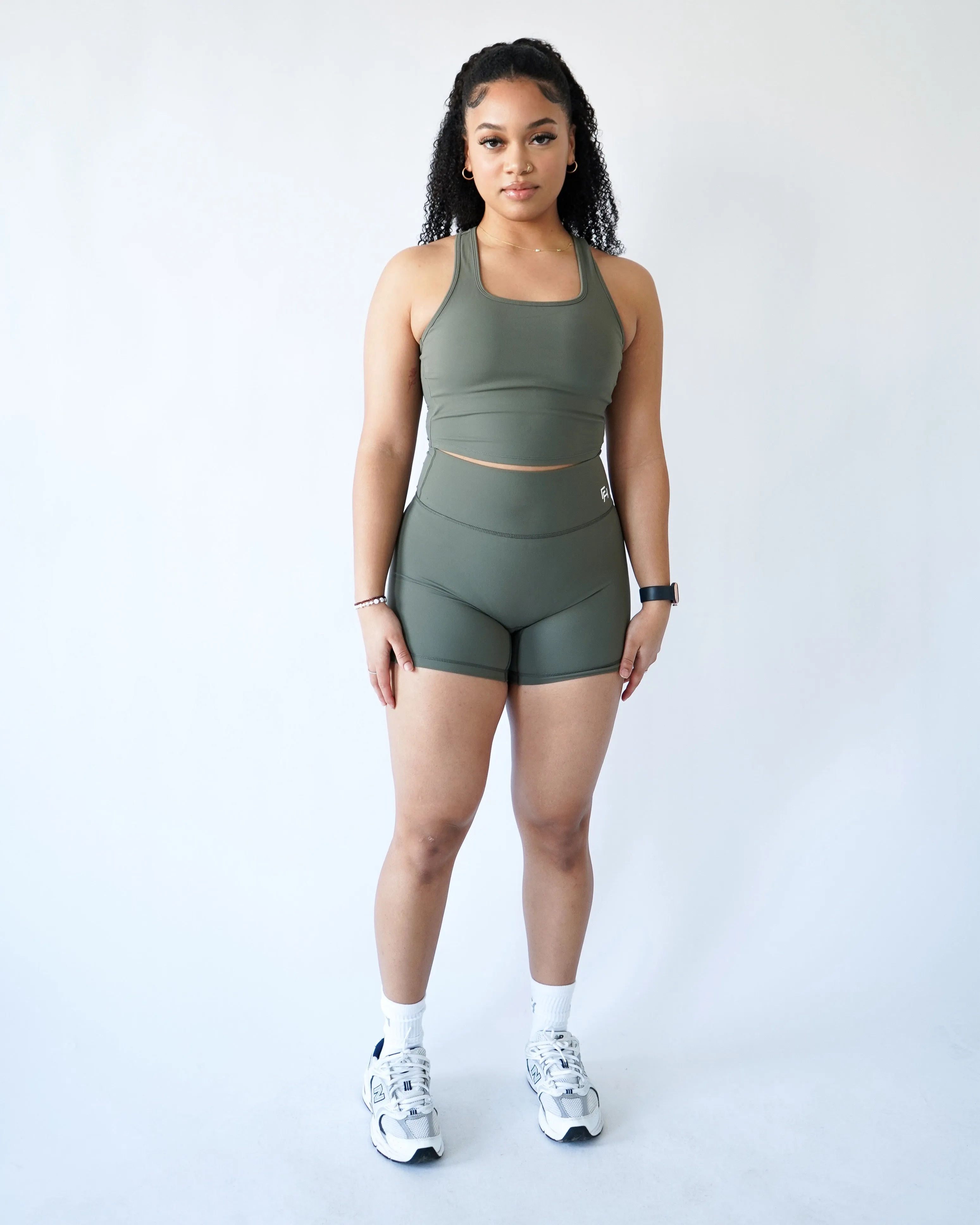 Performance Biker Shorts 6” - Olive