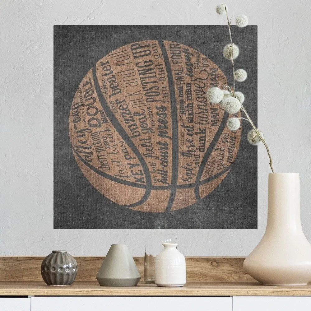 "Basketball Terms" Poster Print