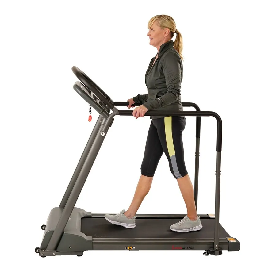 Recovery Walking Treadmill with Handrails and Low Deck