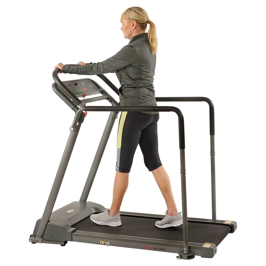 Recovery Walking Treadmill with Handrails and Low Deck