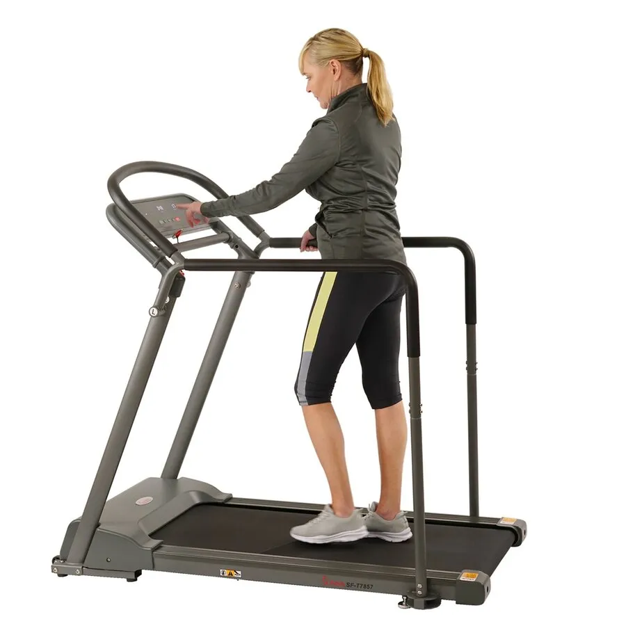 Recovery Walking Treadmill with Handrails and Low Deck