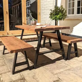 Rustic Garden Furniture Set | A Frame Rustic Garden Furniture Set | A Frame