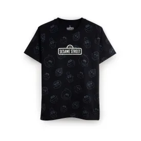 Sesame Street - Allover Pattern T-Shirt