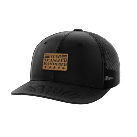 Star Spangled Hammered Bamboo Patch Hat