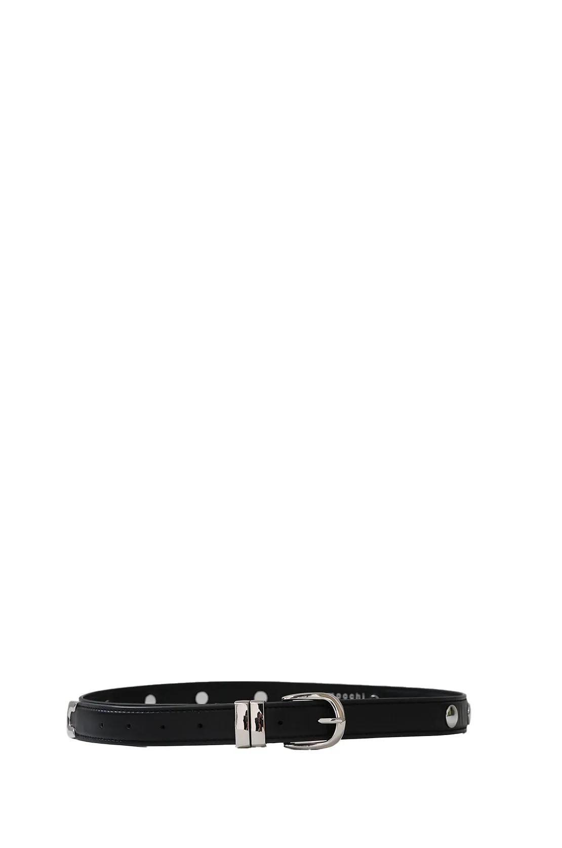 stud belt / black|silver