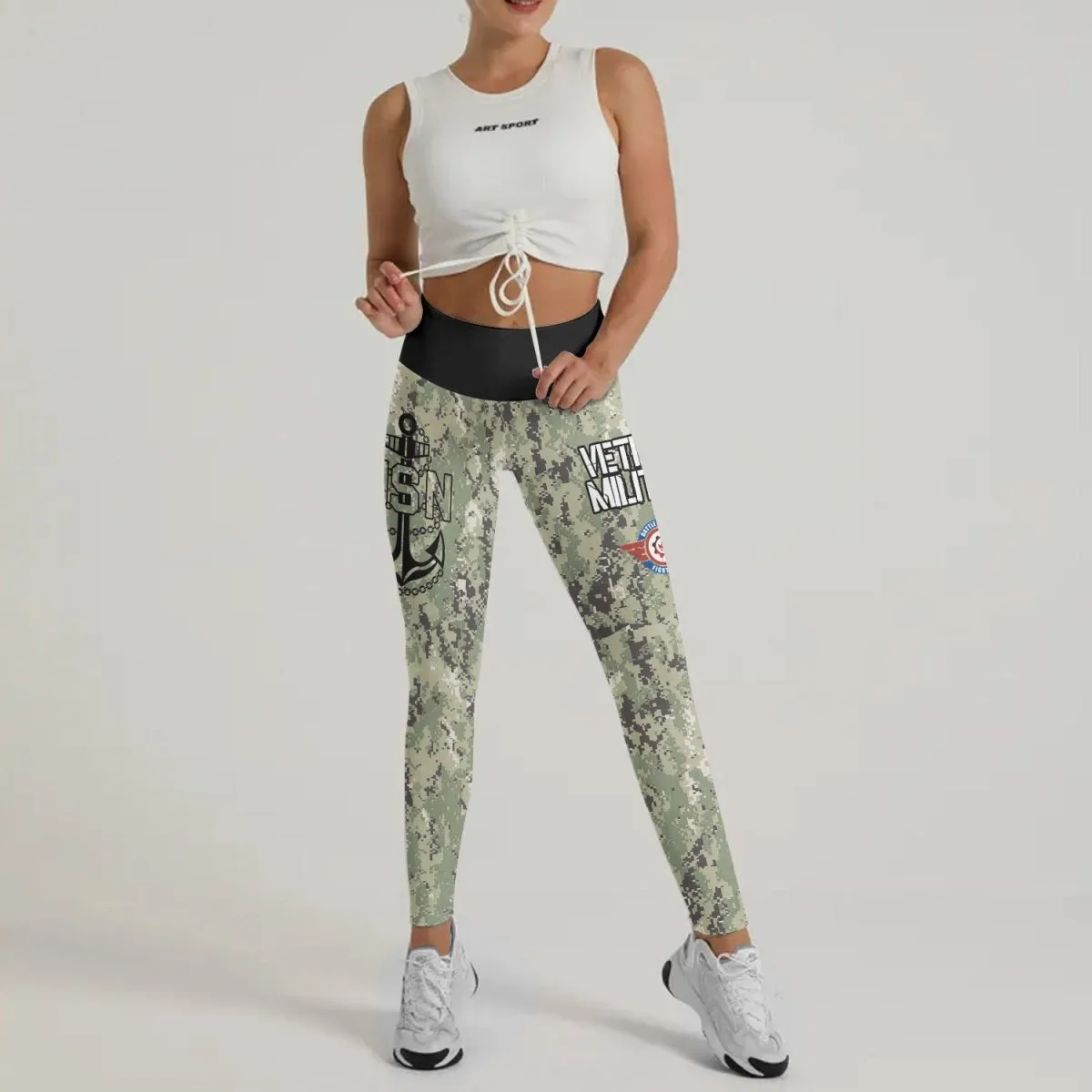 USN Navy Veteran Leggings