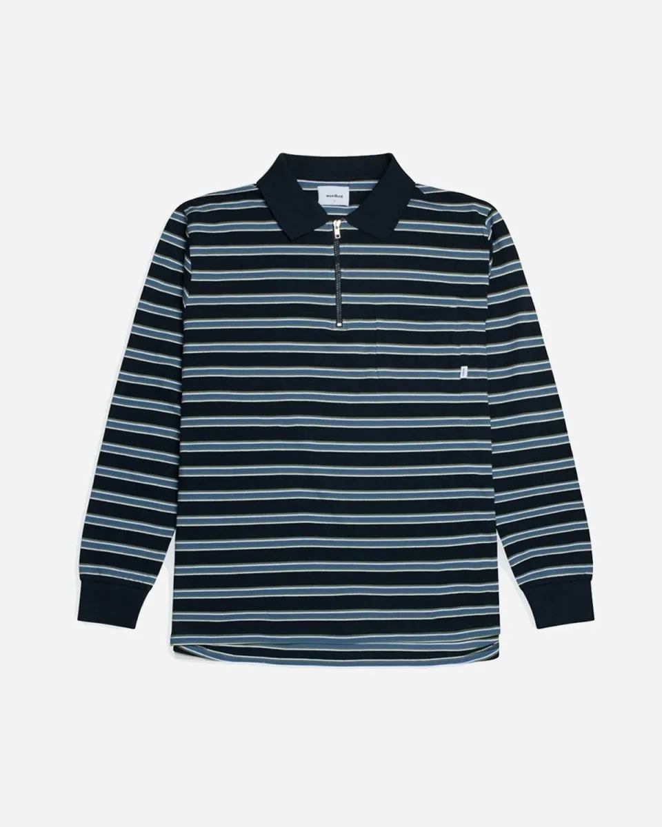 Vims Troi L/S Polo - Navy