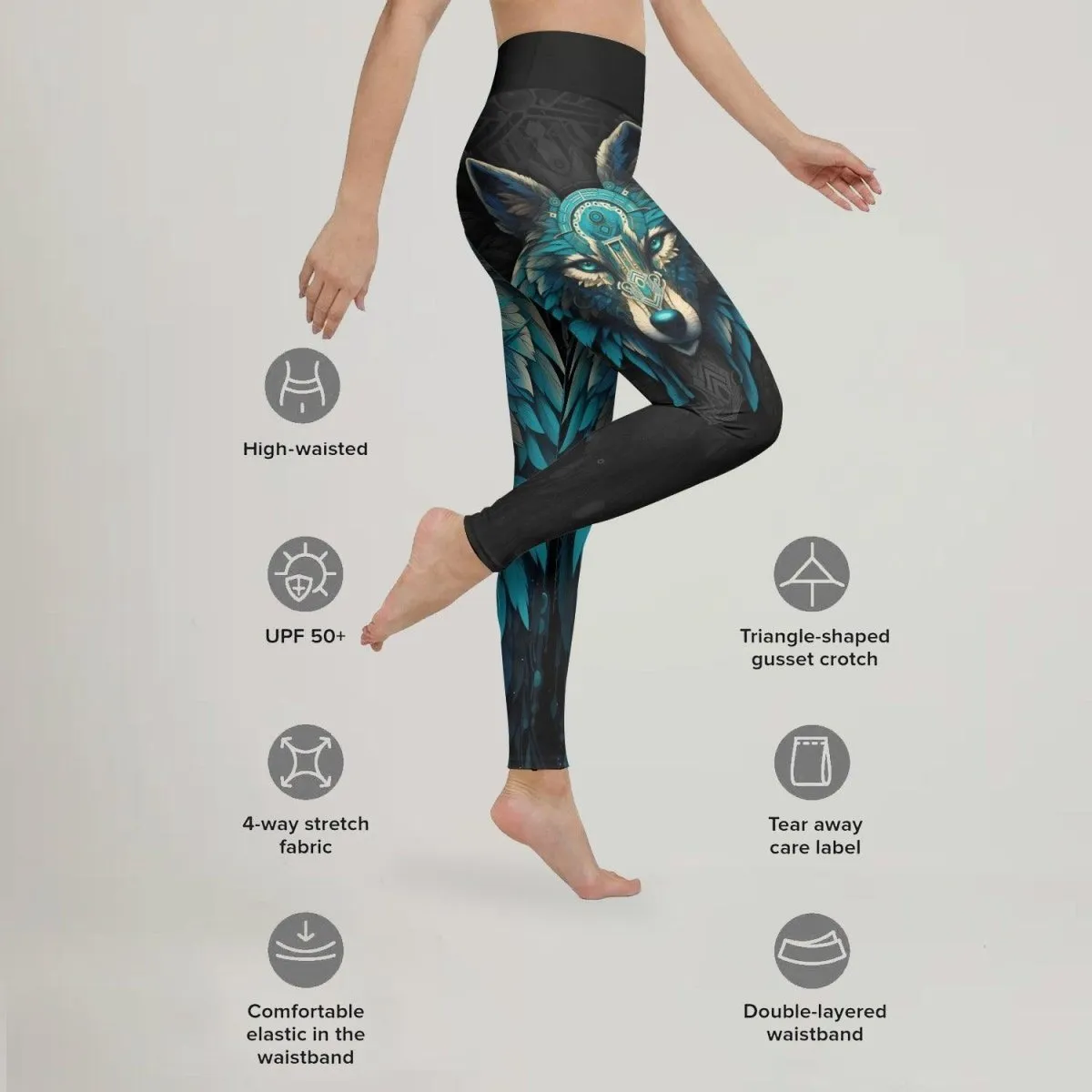 Wolf Tribal Leggings