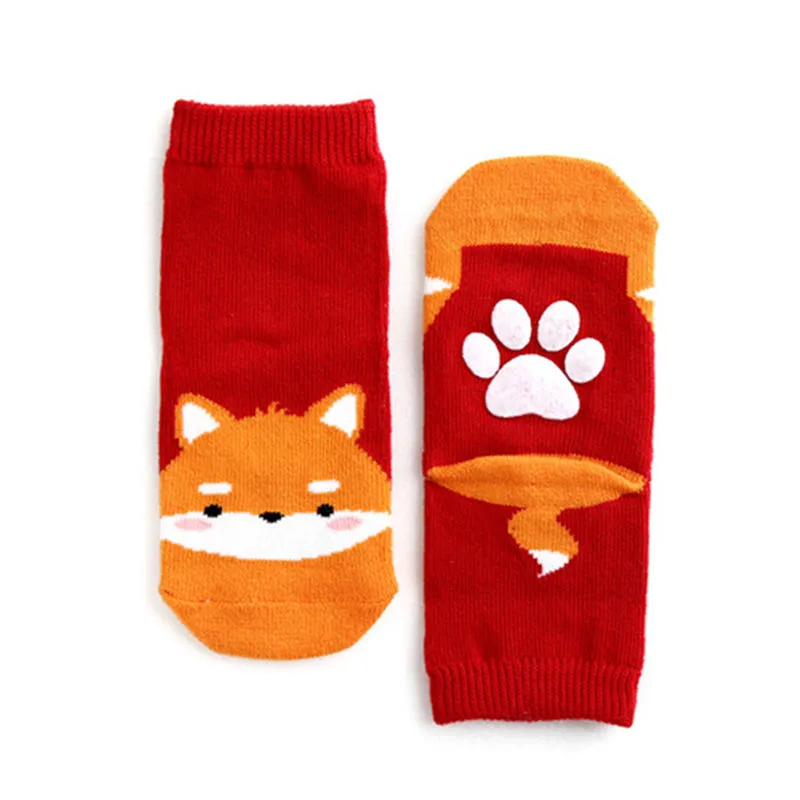 Zoo Fox Non-Slip Socks V1139